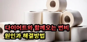 다이어트할때 생기는 변비의 원인과 해결