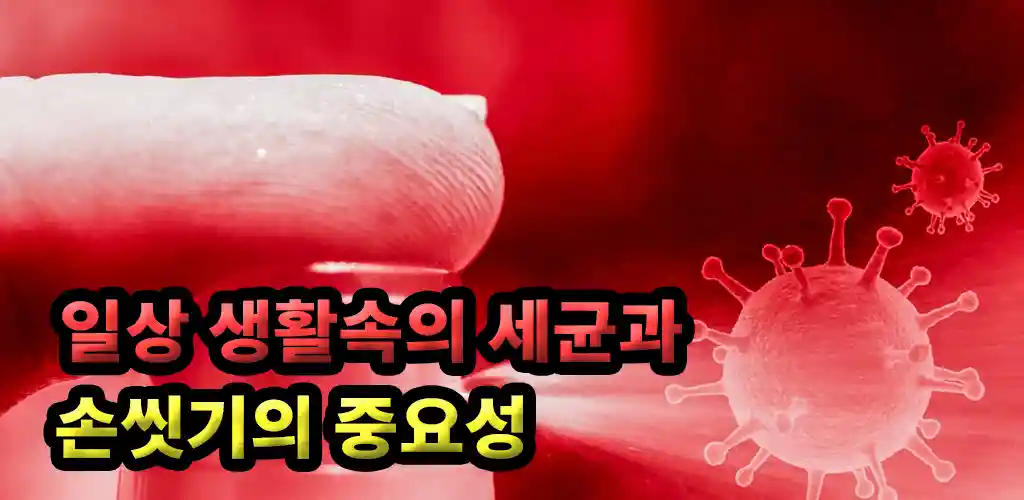 손 세균 손씻기 위험과 피부 건강을 위한 세균 제거 및 면역력 강화