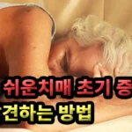 놓치기 쉬운 치매 초기증상과 조기발견
